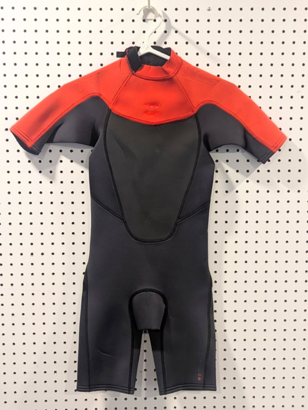 2/2 Billabong Absolute Back Zip Short Sleeve Wetsuit - Boys 12